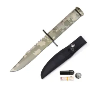 CAMO SURVIVAL KNIFE